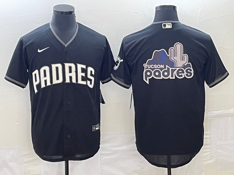 Men's San Diego Padres Black Official Team Jersey